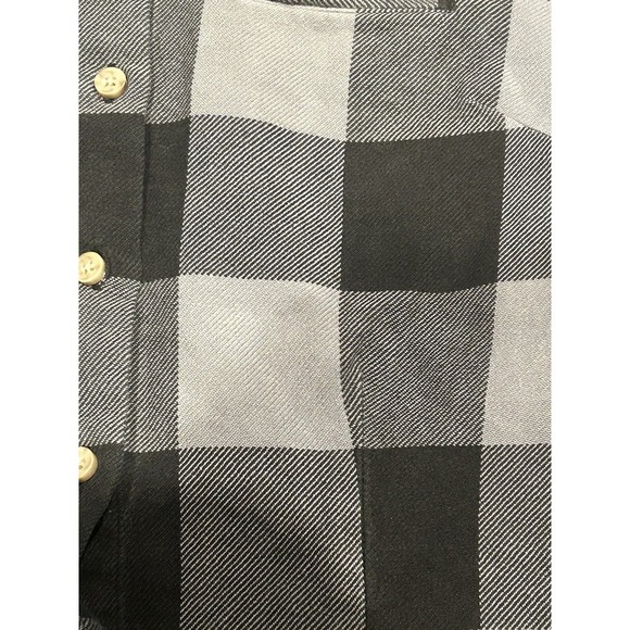 Gramicci Women Size Medium 100% Cotton Plaid Collared Montana Shirt Long Sleeve - Picture 6 of 7